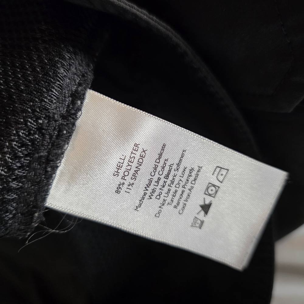 Eddie Bauer Womens Cargo Hiking Pants Size 16 Black Roll Up Leg Convertible - Picture 8 of 8